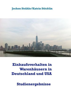 cover image of Einkaufsverhalten in Warenhäusern in Deutschland und USA